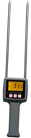 Humidimètre portable, Portable coton graine hygromètre coton numérique Lint Testeur d'humidité TK100C pour bois, bois de chauffage, bois de charpente