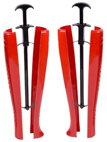 Gcroet Boot Tree, 18 x 7 x 5 Boot Calf Stretcher with Adjusting Handle, Shoe Tree with Spring Steel Sheet, Shaft Boots Shapers, Boot Stretchers for Cowboy Boots & Knee High Tall Boots.