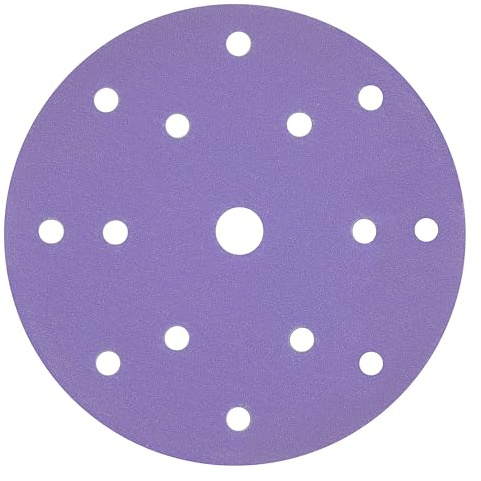 Trend 150 mm Sanding Discs, Orbital Sanders, 60/120/180/240 Grit, 25 Pack | Film Abrasive Discs Deliver Fast Stock Removal And Smooth Surface Prep For ROS Sanders, AB/150/M25