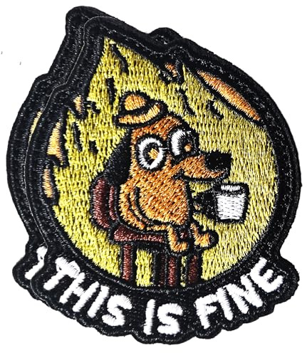 AXEN This is Fine Tactical Morale Patch With Hook & Loop Fastening for Backpack, Uniform, Bag, Jacket, Vest, Cap, Hat and Gears