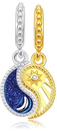 Alstiva Tiere Hase Vierblättriges Kleeblatt 925 Sterling Silber 5A Zirkonia Charm Anhänger für Armband Charm Bead Pendant für Europäische Armbänder Halsketten Schmuck Geschenk für Damen