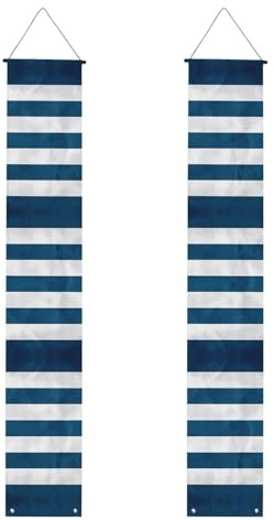 Banner per portico di laurea YYHHAOFA bandiera greca stampata decorazione banner porta segno, per esterni e interni, cortile festa 30,5 x 180 cm
