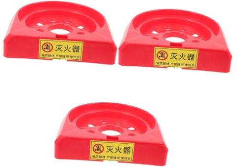 HOMSFOU 3 piezas Base para Extintor de Polvo Soporte de Suelo Estable y Resistente para Coche Soporte Compacto para Maletero de Vehículo Almacenamiento Seguro para Extintores