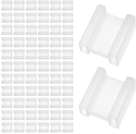 MAGICLULU Cache-prises de Sécurité pour Fiche 2 Broches, 300 Pièces en Plastique Transparent, Protection Anti-poussière et Anti-éclaboussures, Sécurité Bébé pour Prises Électriques
