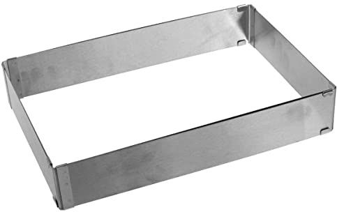 5five - molde rectangular extensible de acero inoxidable