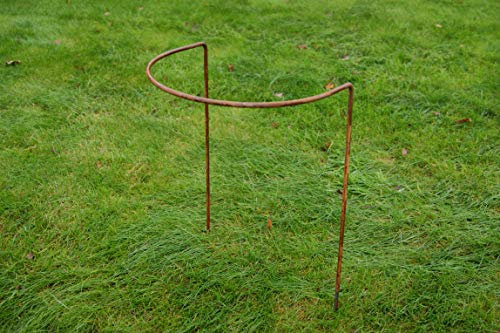 GAP GARDEN PRODUCTS 34 (86cm) x 15 (36cm) Border Support, Bare Metal Ready 2 Rust (pack of 8)
