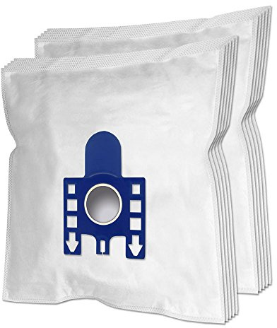 10 Premium Vacuum Cleaner Bags for Miele: Allergy Control/Plus S 800, Solution Hepa 5281, Jazz, F3, Divani 700 - S 712, S400, Red Zax, S290i