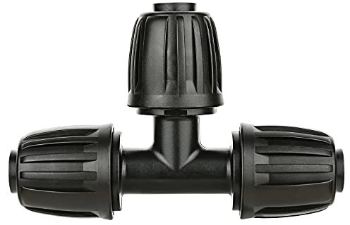 Drip Irrigation Parts for 1/2 Tubing: Drip Hose Connectors for Garden Irrigation System - Splitters for Irrigation Fitting Barbed Tee (10pcs)