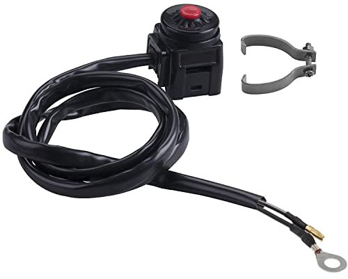 Greluma 1 Pz Universale Moto Interruttore Manubrio Moto Kill Stop Interruttore Pulsante Clacson 22mm (7/8 )