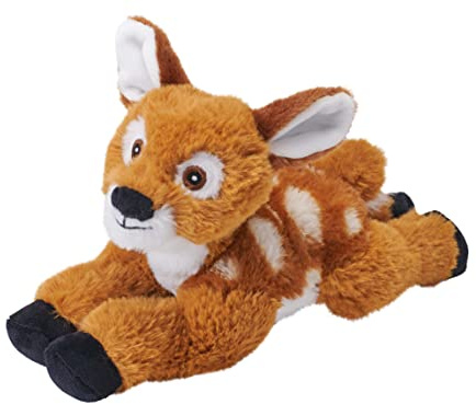 Wild Republic Ecokins Mini Ciervo leonado, Animales de Peluche, 20 cm, Regalos Ecológicos para Niños Que Respetan el Medio Ambiente, Peluche Mini, Hecho a Mano con Botellas de Plástico Reciclado