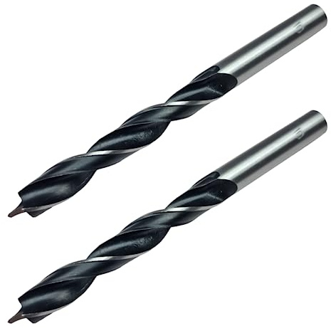 Lip and Spur Drill Bits Professional Brad Point Wood Drill Bit (10mm Pack of 2)