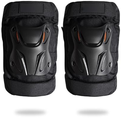 Uposao Ellbogenschützer Motorrad Herren Motocross Ellbogenschützer Erwachsene Ellbogenschützer aus Eva-Schaum Double Layer Non-Slip Klettverschluss Robust Schutzausrüstung für Radfahren Wandern