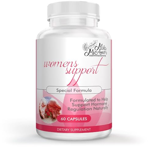Mila Miamor Women's Support - Hormone Regulator with Natural Ingredients - Estrogen Support for Women — Supplement for Hormone Balance, Menopause & Antioxidant - Made in USA - 60 Capsules