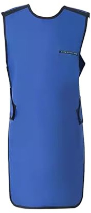 Delantal de Plomo Delantal De Plomo Resistente A La Radiación, Delantal De Plomo Con Protección Contra Rayos X, Ropa De Plomo Universal Ligera Para Adultos, Tamaño Ajustable(Blue,0.5mmpb/110x60cm)