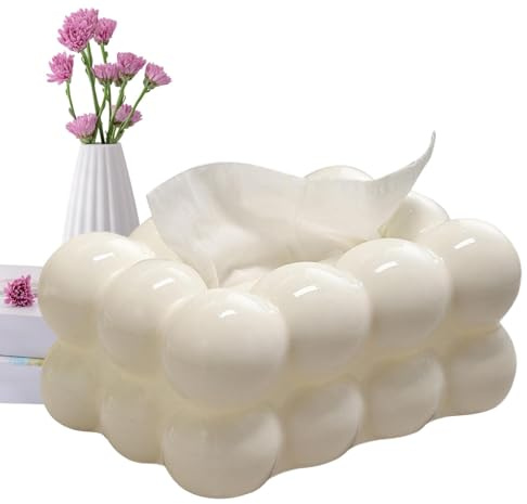 Zuckerwatte Tissue Box, Taschentuchbox Bubble, Box Für Taschentücher, Taschentuchspender Aufbewahrung Für Bürodekoration, Haushalts Wohnzimmer Papier Aufbewahrungsbox