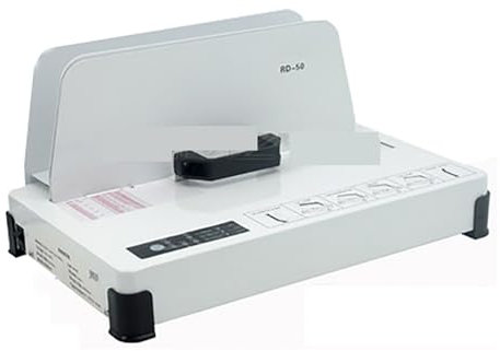 JOXLOVER Bindemaschine, Binder, 300 W automatische Heißschmelzbindemaschine A3 A4 A5 A6 Buchumschlag Dokument Desktop Binder 50 mm Bindungsstärke RD-50 für Briefpapier im Format A4, A5