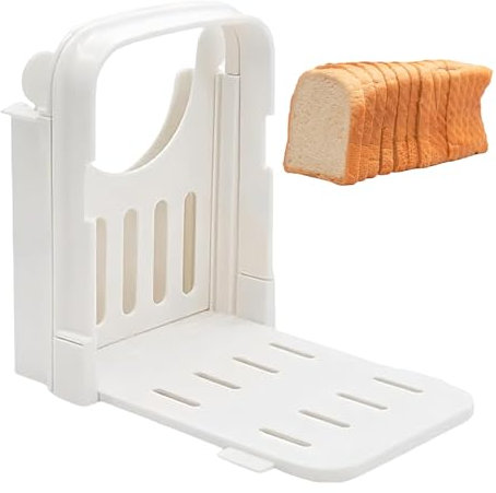 Tagliapane A Fetta,Guida per Tagliare il Pane Pieghevole - Strumento Guida Taglio Multiplo Manuale Con Design Antiscivolo Per Toast Bagel Panini Formaggio