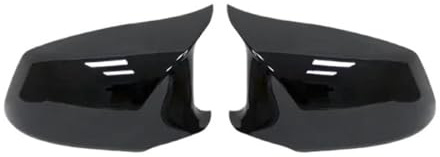 Automobil-Rückspiegelgehäuse Für 5 Series F10 F11 F18 Pre-LCI 2010-2013 Autozubehör Rückspiegelkappe Seitenspiegelabdeckungen Spiegelkappen(Bright black)