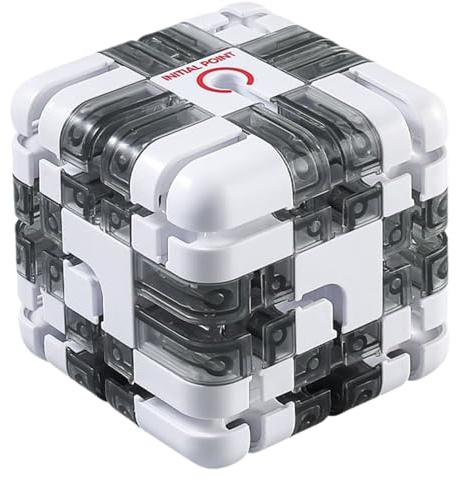 3D Labyrinth Kugel Komplexes Puzzle Mit Rollenden Kugeln, Großes Labyrinth 3D Puzzl-e Würfel, Kugellabyrinth Zauberwürfel Spielzeug Interaktives Würfel Lernspielzeug Für Klassenpartys