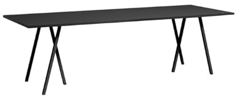 Moderner Konferenztisch für 6 Personen, Büro, Seminar, Meeting, Möbel, Ösen, Design, Sitzungssaal, Trainingstisch (120 x 60 cm), ideal für professionelle Räume