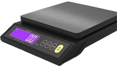 Bilancia da cucina elettronica digitale for alimenti e snack da 5 kg/0,1 g e 10 kg/1 g, strumento di misurazione e pesatura in acciaio inossidabile impermeabile(10kg 1g)