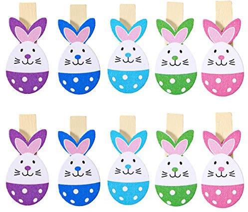 50 Mini Épingles à Linge Pinces Utilitaires en Bois Décor D'oeuf De Pâques Décor Boisé Extraits De Photos Pince à Linge Clips Photo Lapin Petit Goupille Miniature Vêtements Bambou