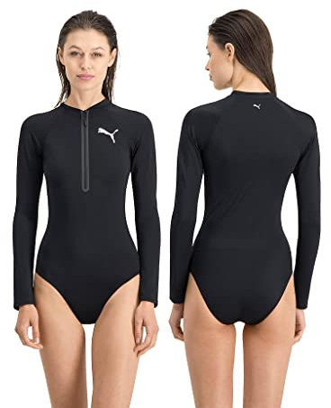 PUMA Damen Puma dames lagarm overpak Long sleeve surf suit, Schwarz, M EU