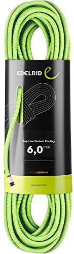 EDELRID Unisex – Erwachsene Rap Line Protect Pro Dry 6mm Kletterseil