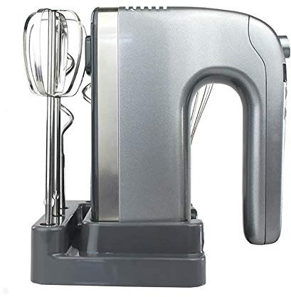 LTLCLZ Miscelatore Elettrico Tenuto in Mano Frullino 9 Controllo velocità,Timing Digitale,per Impastare Domestica Portatile Cow caffè Bubbler Electric Mixer 400W
