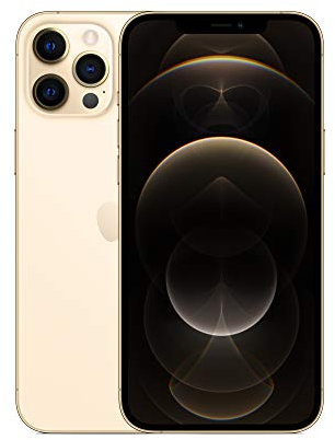 Apple iPhone 12 Pro Max, 128GB, Gold (Renewed)