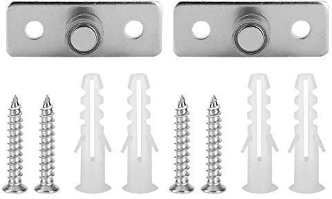 Kuuleyn Scheunentor Bodenführung, 2 Stück Edelstahl, Silber, Türführung, Schiebetür Hardware Zubehör Für Holztüren Schiebetüren