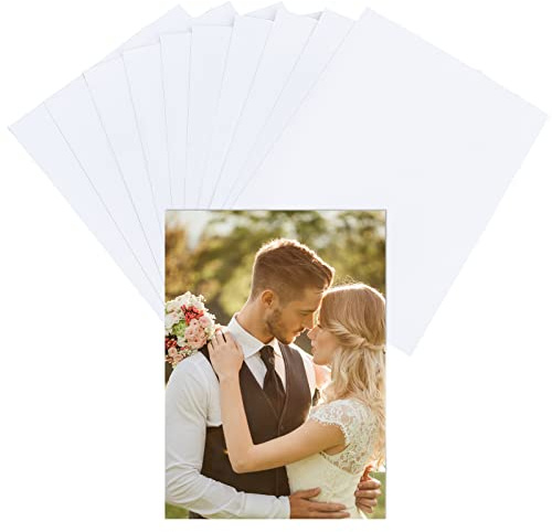 CRASPIRE 10PCS Panel de Fotos de Aluminio de Sublimación Tablero de Sublimación de Letrero de Aluminio de Metal En Blanco Placa de Aluminio En Blanco para Impresión de Sublimación de Bricolaje