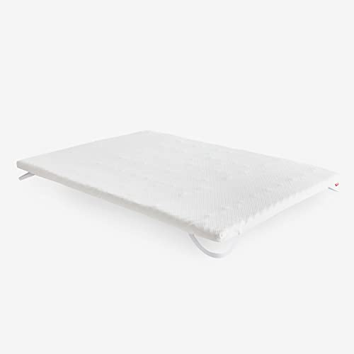Pikolin Home - Topper viscoelástico de Multizonas 7cm | 135x190 | Transpirable y Envolvente | Sobrecolchón | Sendai