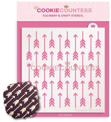 Schablone mit Pfeilmuster