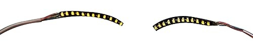 Bewinner LED Wimpern Licht & Augenlid Eyeliner Aufkleber – Leuchtender Gesichtsschmuck für Party, Nachtclub, Bühne, Halloween