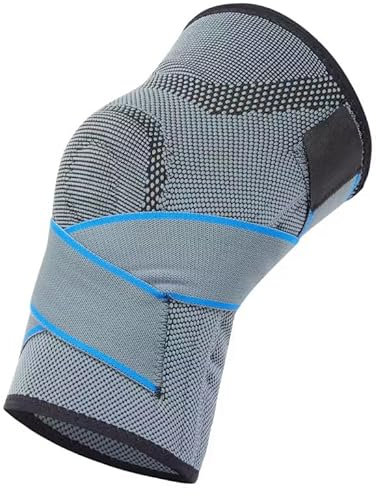 Sport Support Kniebandage, Knieunterstützung, Kniekompressionsstütze für Damen/Herren, Ideal für Laufen, Wandern, Joggen, Basketball, Fußball (M/L, Größe)