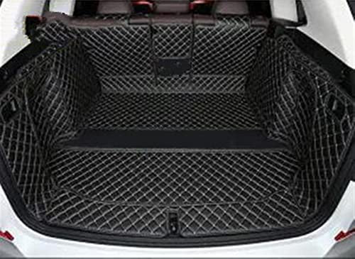 Kofferraum Schutzmatte Custom Car Trunk Mat Für VW Für Passat Für Golf Für Touran Für Tiguan Für Sharan Für Variant UP Multivan Gummi Kofferraummatte (Farbe : Schwarzbeige, Größe : 6 pcs)