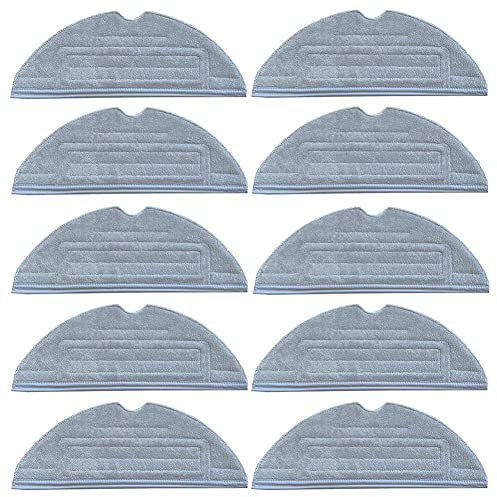 Peowuieu Pack of 10 wiper cloths for S7 S7+ T7 T7 Plus G10 G10S Pro vacuum cleaner cleaning wiper pads replacement accessories cloths