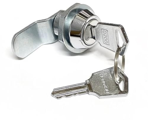 Round Cabinet Cam Lock for Home Drawer Strorage-Box Gym Locker Hardware MMS500 D 1Pcs (Color : B)