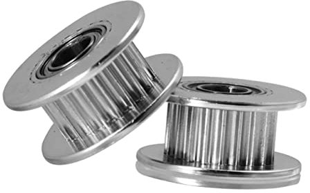 MUCKLILY 5stücke Aluminium-umlenkrolle Mit Bohrung Für Zahnriemen Zähne Synchronrad Für Drucker Umlenkrolle Aus Aluminium Für Riemen-umschlingung