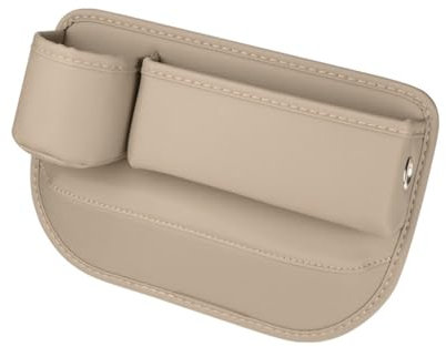 MBBROS 1Stück Autositz Lückefüller Organizer für Mini Clubman R55/F54 2007-2015 2016 2017 2018 2019-pr, MultiFunktions Aufbewahrungsbox Seiten Taschen Organizer Konsole Seitentasche