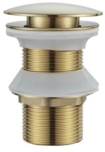 JHSDHYD Waschbeckenstöpsel Badezimmer-Becken, Waschbecken, Pop-Up-Abfluss, Abfallstopfen, Becken, Waschbecken, Badewanne, Wasserhahn, Stecker, Küchen-Hardware-Zubehör(Polish golden-1)