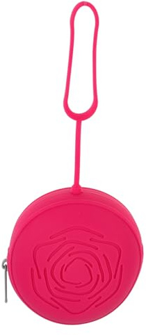 Tragbare Silikon Aufbewahrungsbox für Menstruationstassen, Reisegebrauch | Leicht und Praktisch, Kompakt für Unterwegs, mit Rose Design, für Tägliche Aufbewahrung und Reinigung