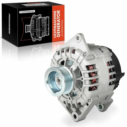Frankberg Lichtmaschine Generator Diesel 120A 500371244, SG12B040 | mit Freilaufriemenscheibe; Kompatibel mit Ducato Pritsche/Fahrgestell 230, J5 Pritsche/Fahrgestell 290L, Ducato Bus 230