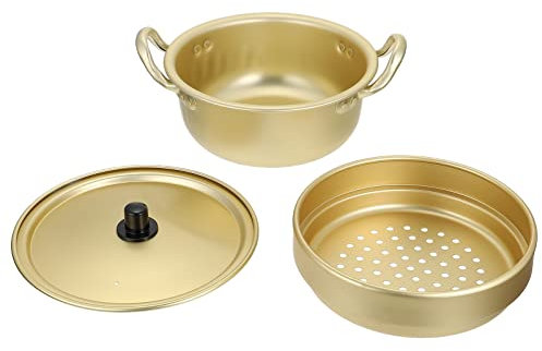 Olla de Vapor Multifuncional Dorada de Aleación de Aluminio