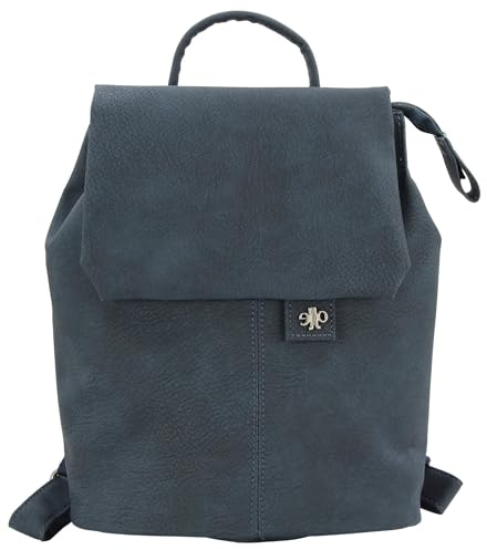 JENNIFER JONES - Zaino da città da Donna Piccolo Zaino alla moda per il tempo libero Borsa a tracolla Elegante (blu navy)