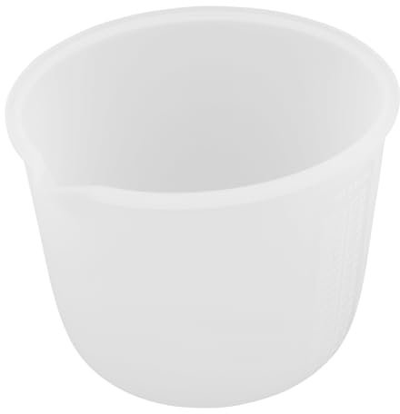 HOMSFOU Misurino in Silicone Bianco 1000ml per Fai da Te Epossidica