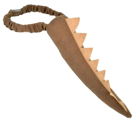 Draksvans – dinosaurietema låtsas lektillbehör | Draktema kostym, djurkostym svans med elastiskt band, cosplay rollspel rekvisita, maskeradsvansar för pojkar flickor födelsedag