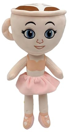 QIANSSE Italian Brainrot Toys Plush, Cute Ballerina Cappuccino Stuffed Doll Perfect Brainrot Plushies Gift for Kids Boys Girls Adorable Italian Brainrot Plush