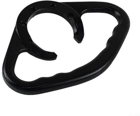 MeevrgR Motocicleta Pasajero Grab Bar para YZF600R - CNC Aleación de aluminio Tanque Mango (Negro)